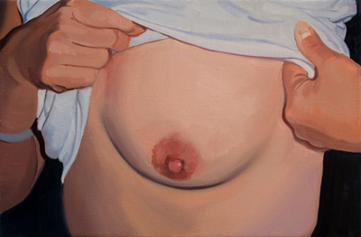 Tiny Rose, oil on linen, 12 x 16 in.